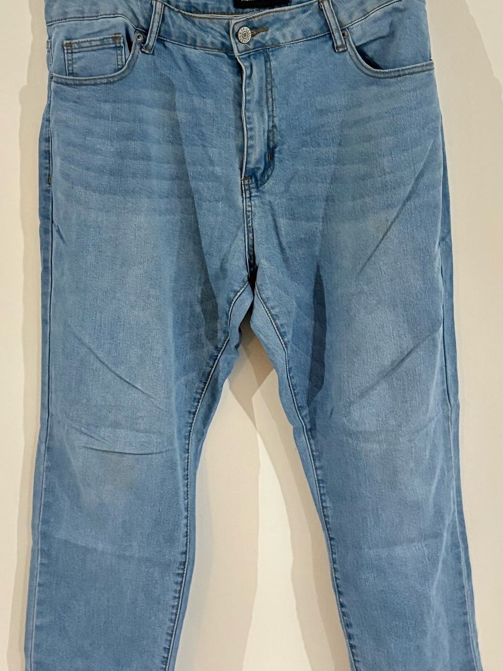 Slim Light Blue Men’s Jeans - Modern Slim Fit
